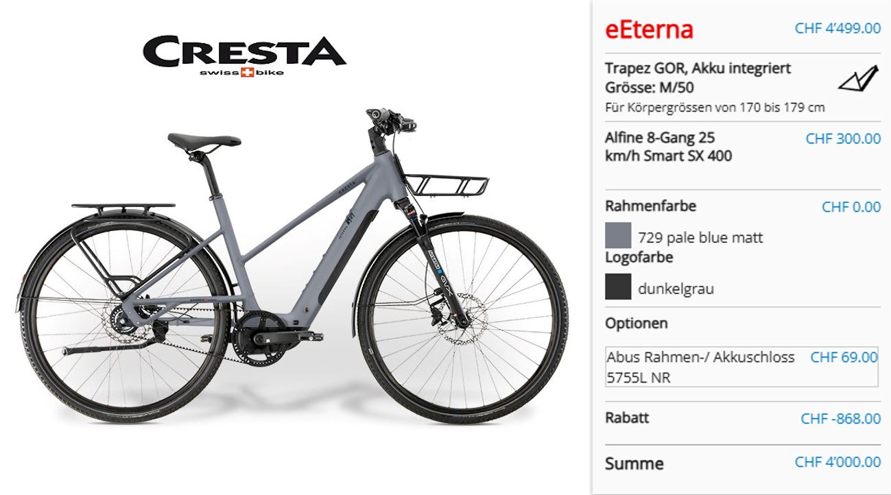 e Eterna / SX / 400 Wh